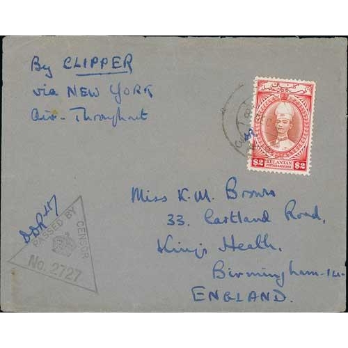 1260 - 1941 (Dec. 8) Cover to England endorsed 