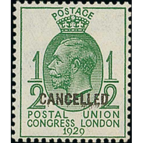 135 - 1929 PUC ½d, 1d and 1½d overprinted 