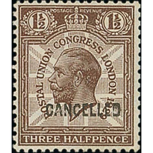 135 - 1929 PUC ½d, 1d and 1½d overprinted 