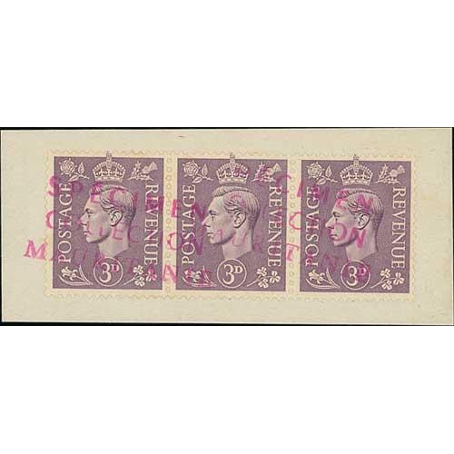 141 - 1941 KGVI ½d Pale green, 1d pale scarlet, 2d pale orange, 2½d light ultramarine and 3d pal... 