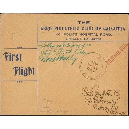 1931 (April) Hollywood to Singapore flight by the American