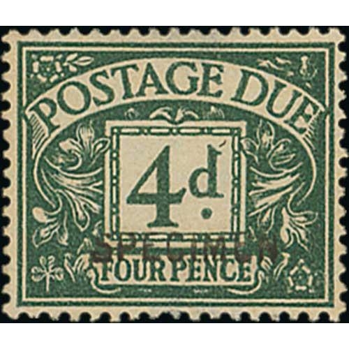 169 - 1936-37 King Edward VIII 3d, 4d, 5d and 1/- overprinted Specimen type 30, the 5d mint, the others wi... 