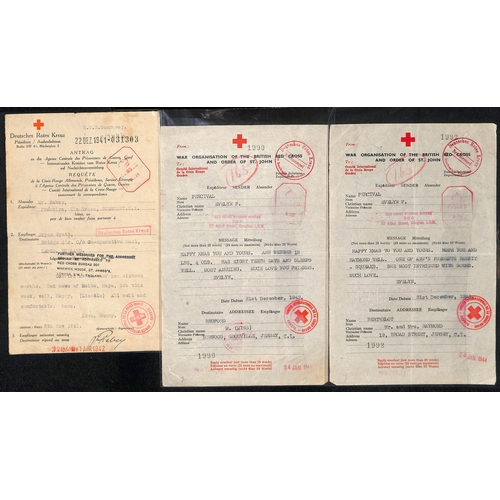 309 - 1940-43 Forms, selected items including form signed in manuscript by George Bradshaw, 