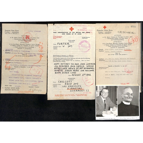 309 - 1940-43 Forms, selected items including form signed in manuscript by George Bradshaw, 