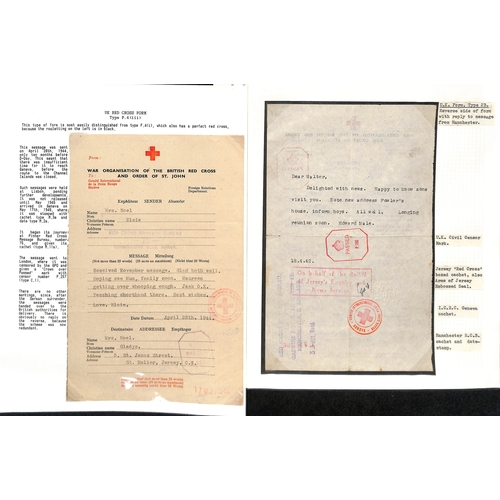 309 - 1940-43 Forms, selected items including form signed in manuscript by George Bradshaw, 