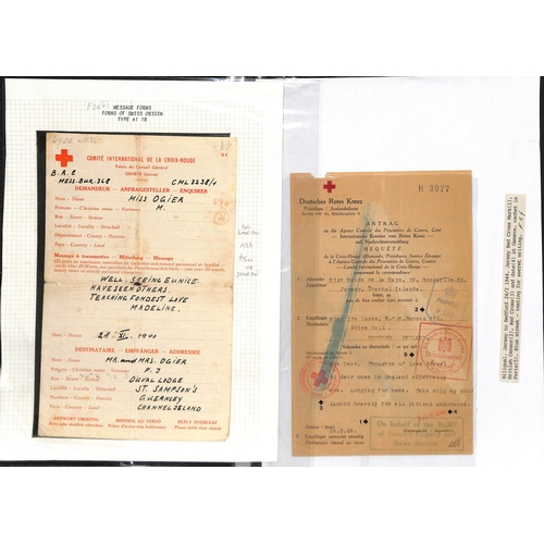 309 - 1940-43 Forms, selected items including form signed in manuscript by George Bradshaw, 