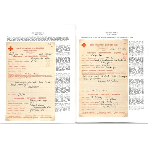 309 - 1940-43 Forms, selected items including form signed in manuscript by George Bradshaw, 