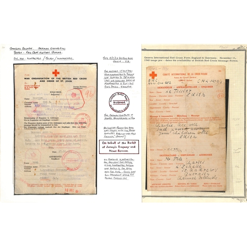 309 - 1940-43 Forms, selected items including form signed in manuscript by George Bradshaw, 