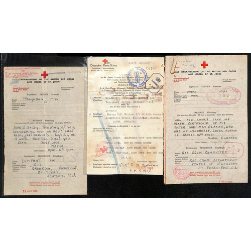 309 - 1940-43 Forms, selected items including form signed in manuscript by George Bradshaw, 