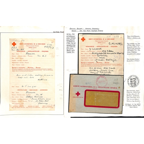 309 - 1940-43 Forms, selected items including form signed in manuscript by George Bradshaw, 