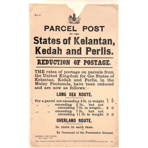 1298 - 1910 (Aug. 2) British Post Office Notice 