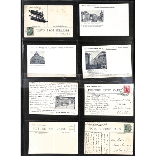 189 - Penny Post Series. c.1910 Complete set of twelve cards with various postal views including the first... 