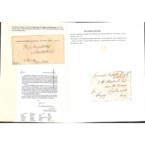 191 - 1741-1835 Entire letters (9) and fronts (2) including 1741 letter from Samuel Squire at St. John's C... 