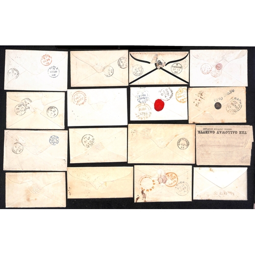 196 - 1831-92 Small size covers and entire, the largest 11½x7cm with some as small as 6½x3cm, wi... 