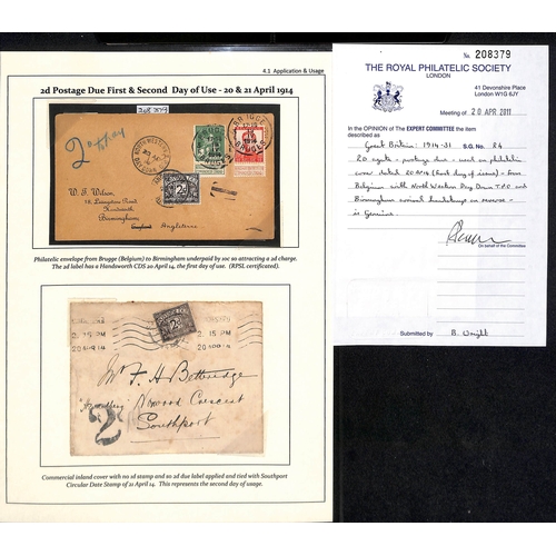 First Day Cover. 1914 Apr. 19 Cover from Belgium to W.T Wilson