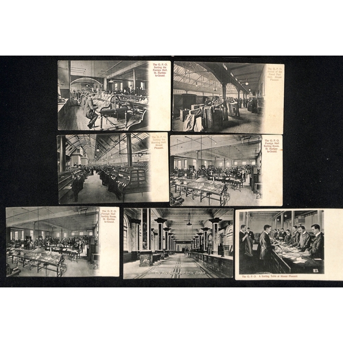 184 - London G.P.O and Mount Pleasant. c.1910 Postcards depicting sorting or views at the G.P.O or Mount P... 