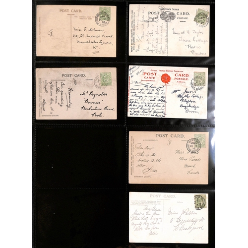 216 - 1906-14 Picture postcards and covers, various cancels including scarce 1912 (May 24) 