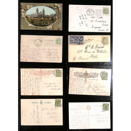 216 - 1906-14 Picture postcards and covers, various cancels including scarce 1912 (May 24) 