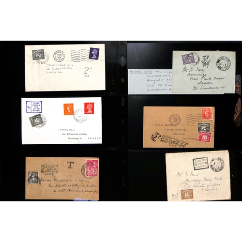 267 - 1914-70 Covers and cards all bearing postage due stamps, including 1915 registered cover posted out ... 