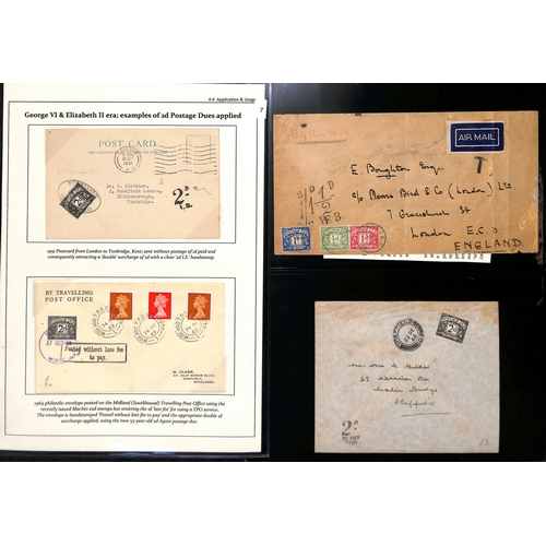 267 - 1914-70 Covers and cards all bearing postage due stamps, including 1915 registered cover posted out ... 