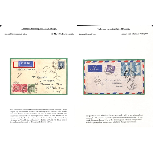 269 - Asia/Australia. 1925-70 Covers and cards from Australia (5), New Zealand (4), India (10), Papua (2),... 