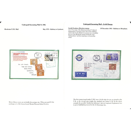 271 - Invalid Stamps. 1893-1970 Covers and cards including 1895 cover with a disallowed 1d lilac bisect, 1... 