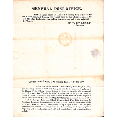 293 - London. 1830-51 Lettersheets, the first with 