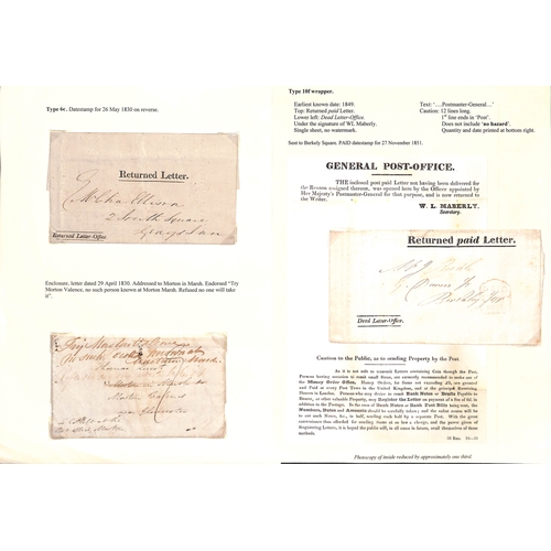 293 - London. 1830-51 Lettersheets, the first with 