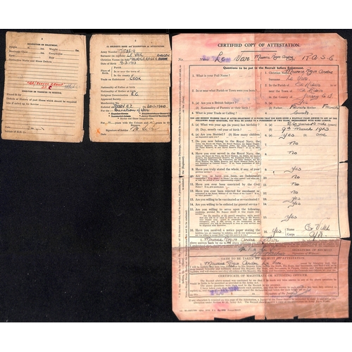 323 - Egypt. 1941-44 Forms from Pte Maurice Le Var in Egypt to his wife Edith and/or son David in Jersey (... 