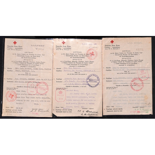 324 - Egypt. 1941-44 Forms (69) sent between L.A.C Stanley A. Brouard and his wife, parents or other relat... 