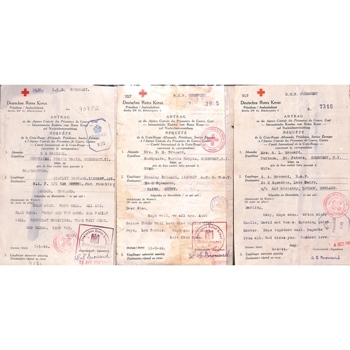 324 - Egypt. 1941-44 Forms (69) sent between L.A.C Stanley A. Brouard and his wife, parents or other relat... 