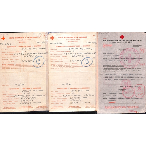 324 - Egypt. 1941-44 Forms (69) sent between L.A.C Stanley A. Brouard and his wife, parents or other relat... 