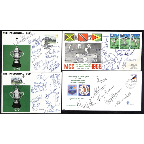 372 - West Indies - Autographs & Signed Covers. 1966-2001 Signed covers and cards (26) including 1968 M.C.... 