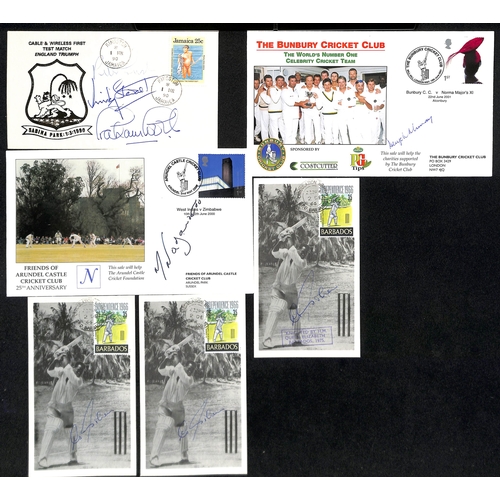 372 - West Indies - Autographs & Signed Covers. 1966-2001 Signed covers and cards (26) including 1968 M.C.... 