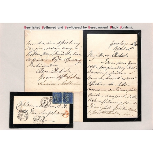 441 - France/G.B. 1839-1941 Covers and lettersheets from G.B to France including stampless covers (4), 185... 