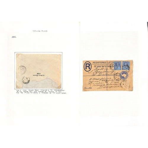 336 - Hayling Island. 1844-1976 Entire letters, covers, picture postcards, C.O.Ps and a front, various Hay... 