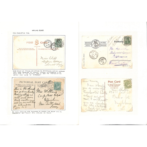 336 - Hayling Island. 1844-1976 Entire letters, covers, picture postcards, C.O.Ps and a front, various Hay... 