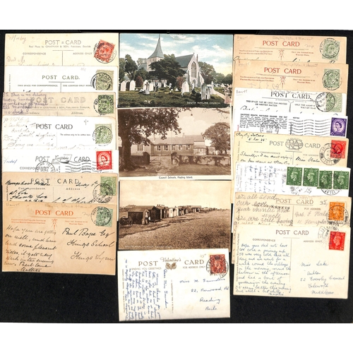 336 - Hayling Island. 1844-1976 Entire letters, covers, picture postcards, C.O.Ps and a front, various Hay... 