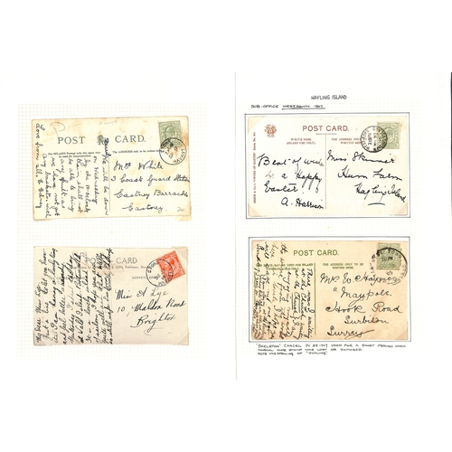 336 - Hayling Island. 1844-1976 Entire letters, covers, picture postcards, C.O.Ps and a front, various Hay... 