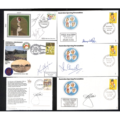 368 - Australia - Autographs. 1981-99 Autographs and signed covers (15, various special postmarks) with 19... 