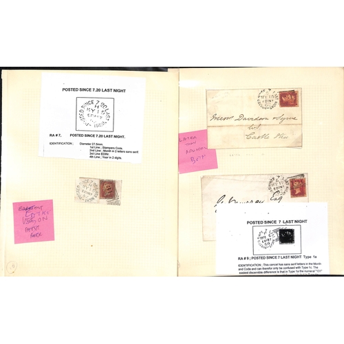 231 - 1856-71 Covers and entires (32) and pieces (26) with 