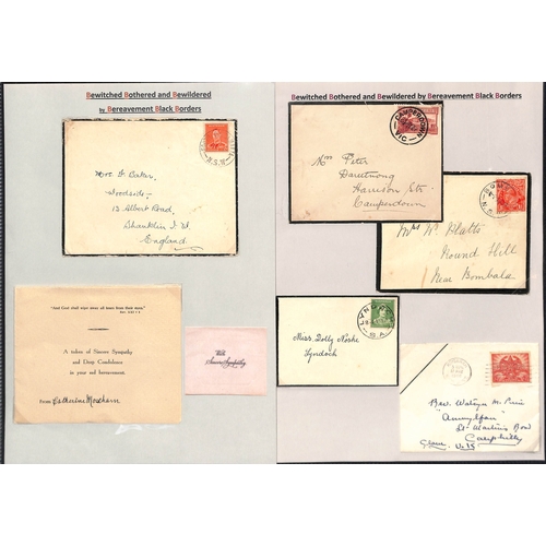 430 - Australia. 1916-46 Covers including 1930 cover to London with the stamp washed off and boxed 