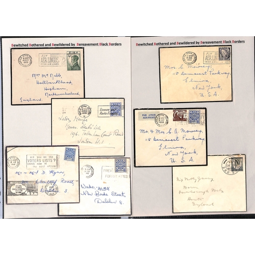 397 - Ireland. 1844-1968 Covers and lettersheets from or to Ireland, mainly QV, including spoons, Straffan... 