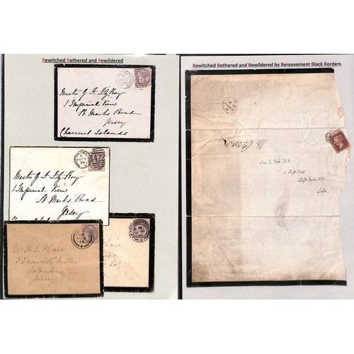 398 - Channel Islands. 1844-1971 Covers to or from the islands, mainly QV including 1844 cover from Guerns... 