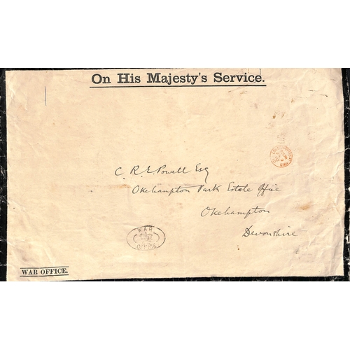 400 - Official Mail. 1892-1965 Covers and lettersheets, mainly stampless with official cachets including 