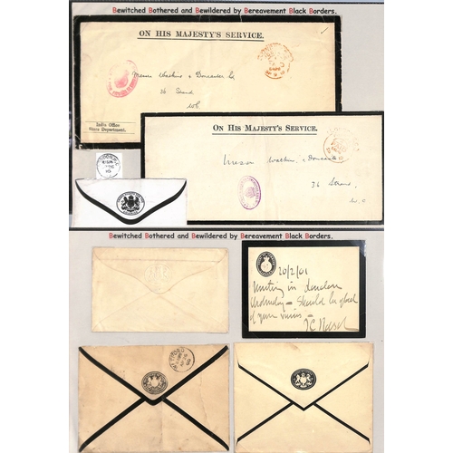 400 - Official Mail. 1892-1965 Covers and lettersheets, mainly stampless with official cachets including 