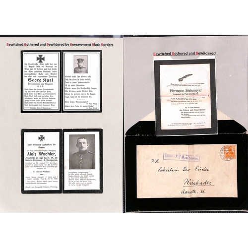 414 - G.B & Germany In Memoriam Cards - Wartime Casualties. 1899-1945 In Memoriam cards and death notices ... 