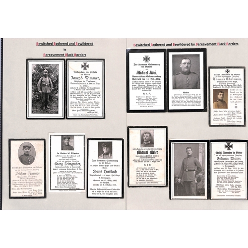 414 - G.B & Germany In Memoriam Cards - Wartime Casualties. 1899-1945 In Memoriam cards and death notices ... 