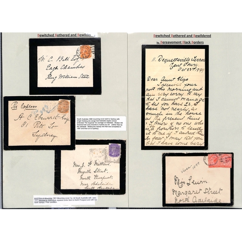 428 - Australian States. 1864-1910 Covers from New South Wales (14), Queensland (4), South Australia (9), ... 