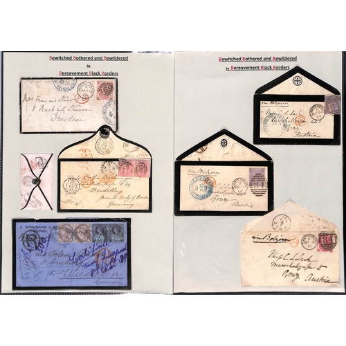 432 - Austria & Germany/G.B. 1852-1905 Covers from G.B to Austria (8) or Germany (21) including 1852 stamp... 